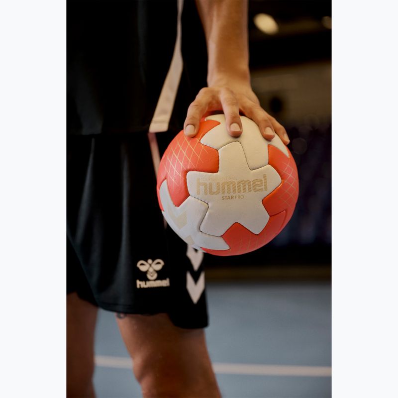 Handball Hummel Star Pro HB off white/red/silver size 2 6