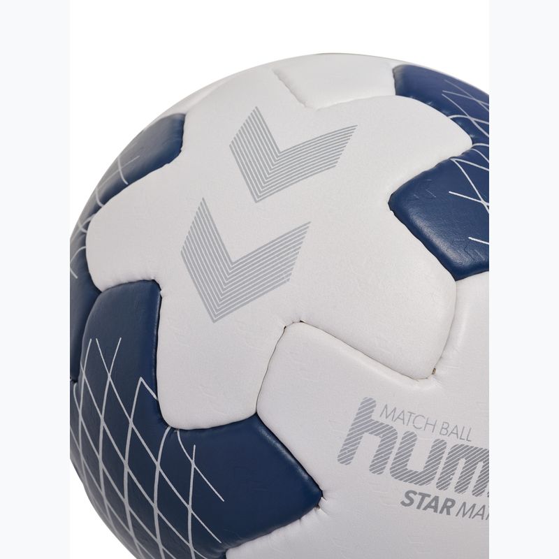 Handball Hummel Star Mach white/marine/silver size 2 4