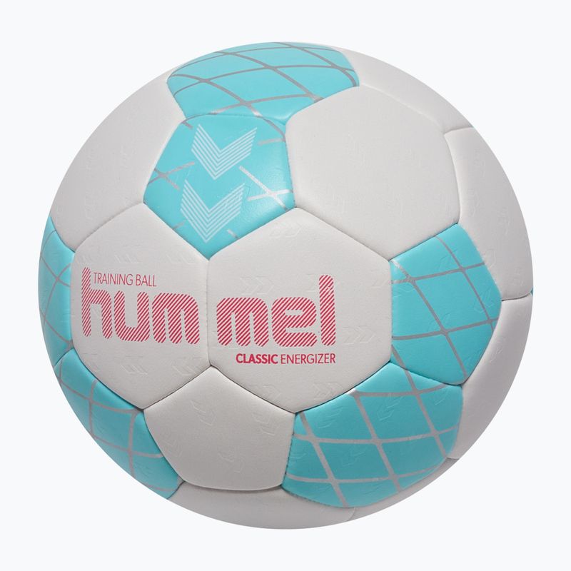 Handball Hummel Classic Energizer off white/light blue/marine size 1 2