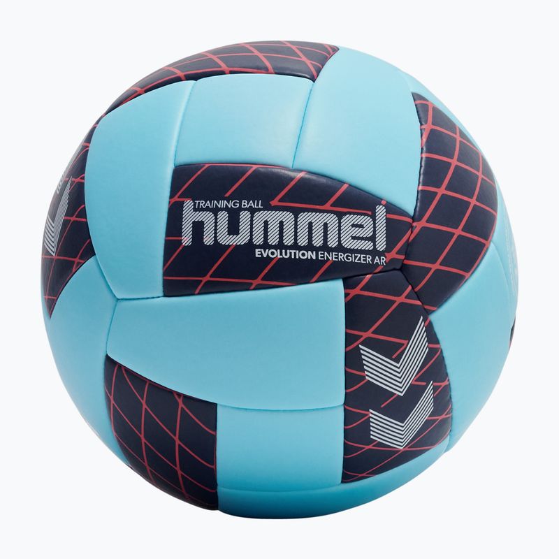 Handball Hummel Evolution Energizer AR HB light blue/marine/red size 2