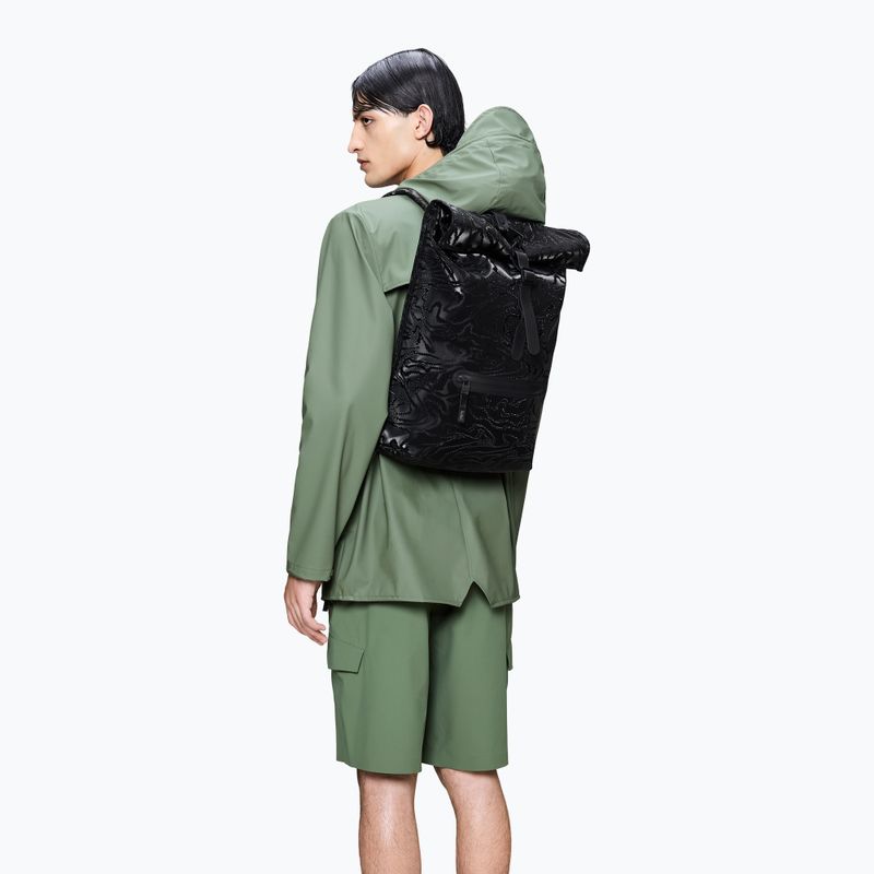 Urban backpack Rains Rucksack Rolltop 17 l amp 4