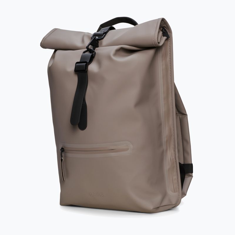 Urban backpack Rains Rucksack Rolltop Cinder 3