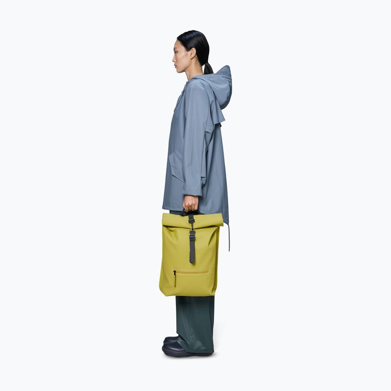 Urban backpack Rains Rucksack Rolltop glow 4