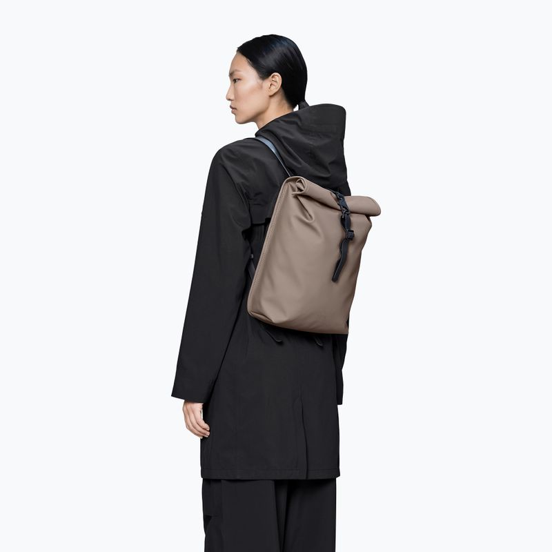 Urban backpack Rains Rolltop Rucksack Mini Cinder 3