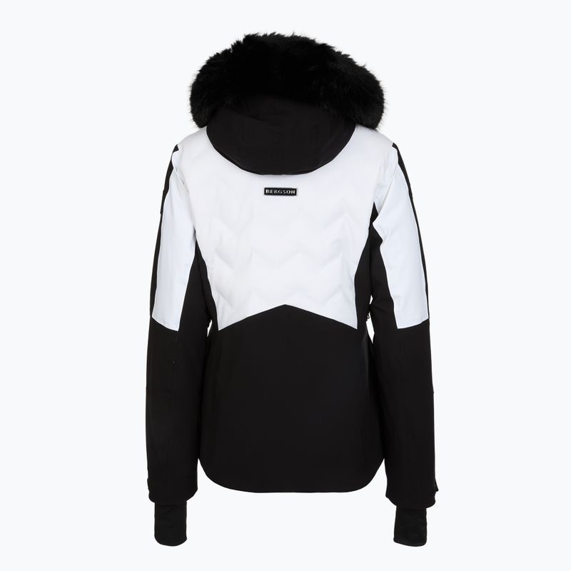 Women's ski jacket BERGSON Zephyric Stx white 2