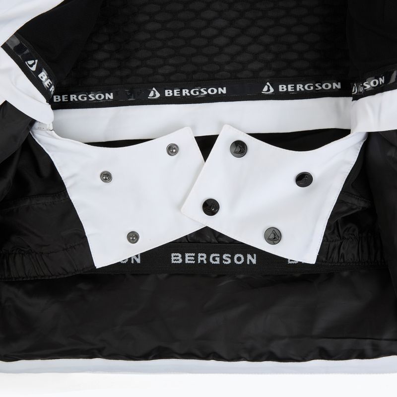 Men's ski jacket BERGSON Velox Stx ibiza blue/white 9