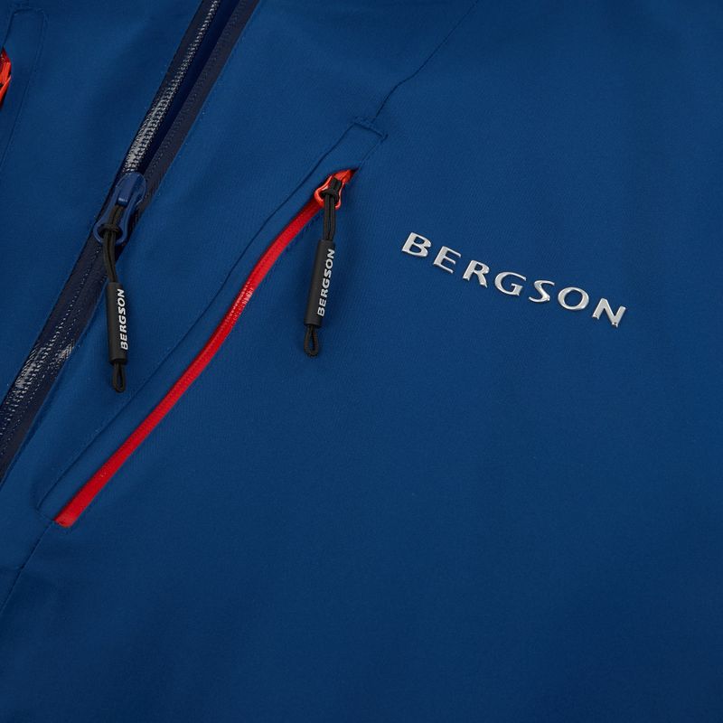Men's ski jacket BERGSON Axen Stx director blue 4