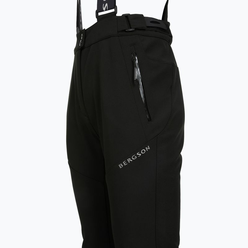 Women's ski trousers BERGSON Magno jet black 3