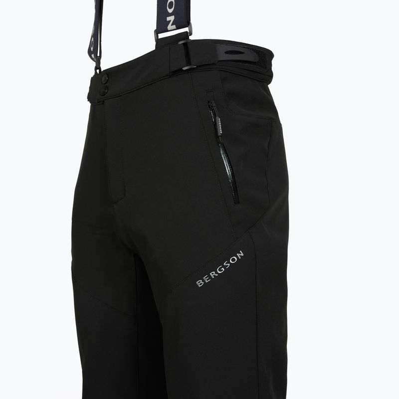 Men's ski trousers BERGSON Magno jet black 3