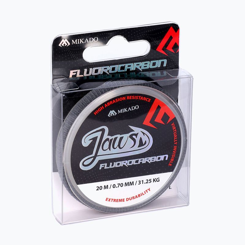 Mikado Fluorocarbon leader line Jaws transparent ZFLJ01-050-20