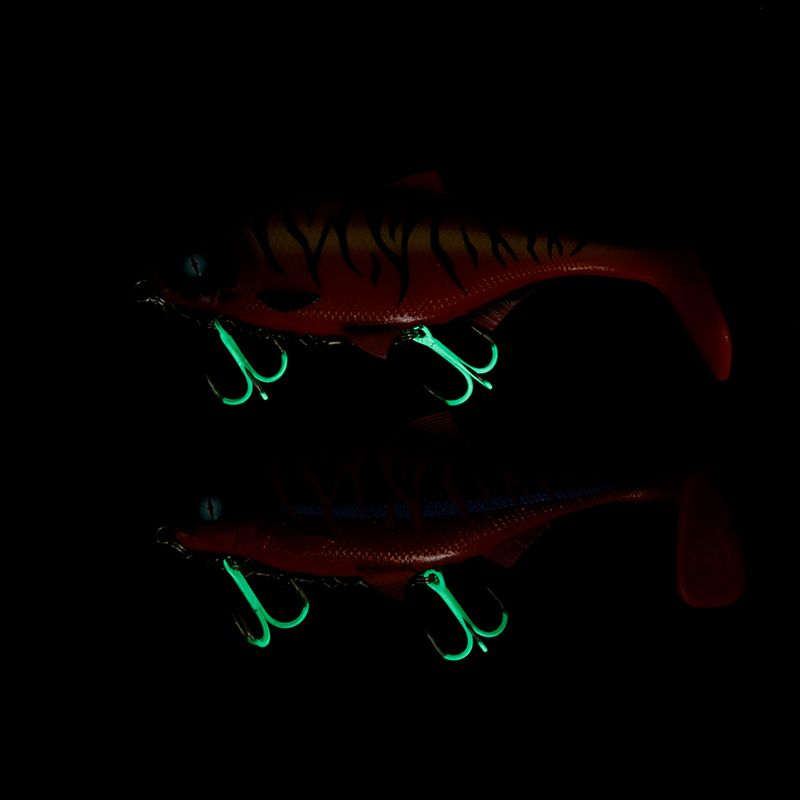 Mikado Jaws Double Evo Stinger Fluo lure release 2