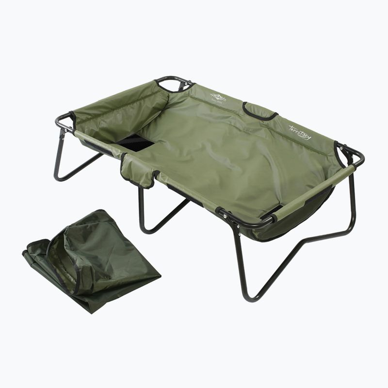 Mikado Territory Cradle hooking mat green IS14-R603