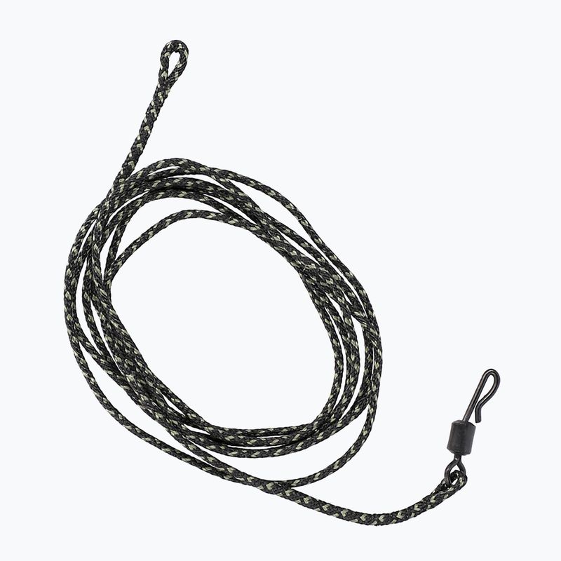 Mikado Leadcore carp leader set with quick-change swivel 2pc black AMC-ZK-002