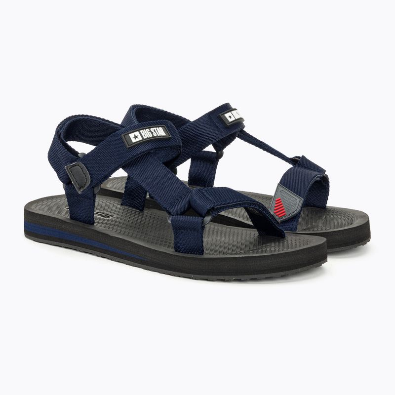 BIG STAR men's sandals DD174718 navy blue 3