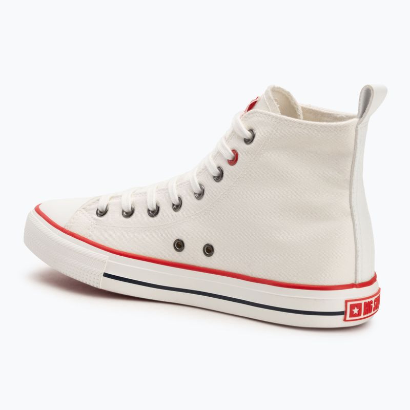 BIG STAR men's trainers JJ174066 white/red 3