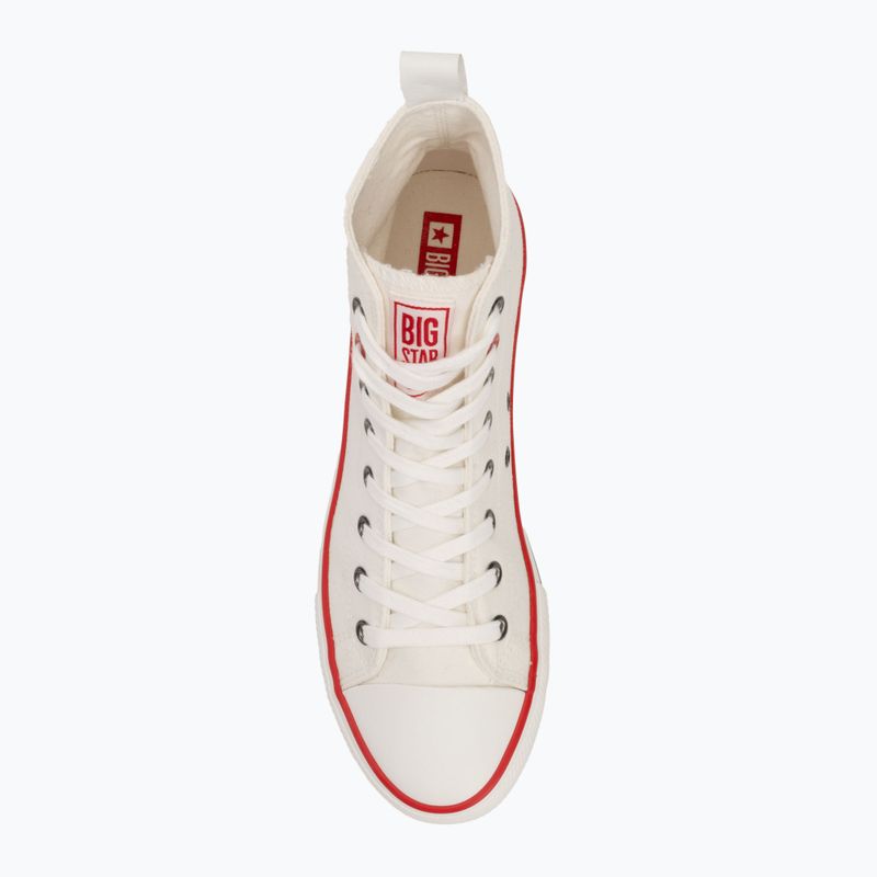 BIG STAR men's trainers JJ174066 white/red 5