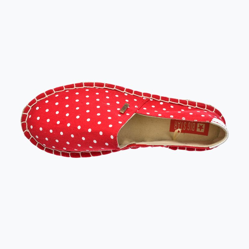 Women's espadrilles BIG STAR JJ274866 red 6