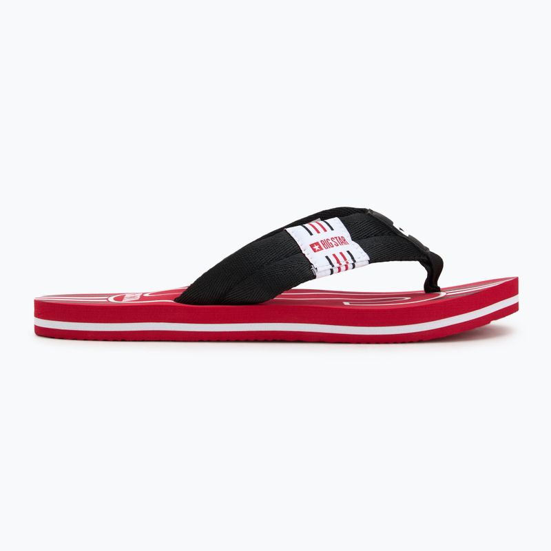 BIG STAR women's flip flops JJ274A431 red 2