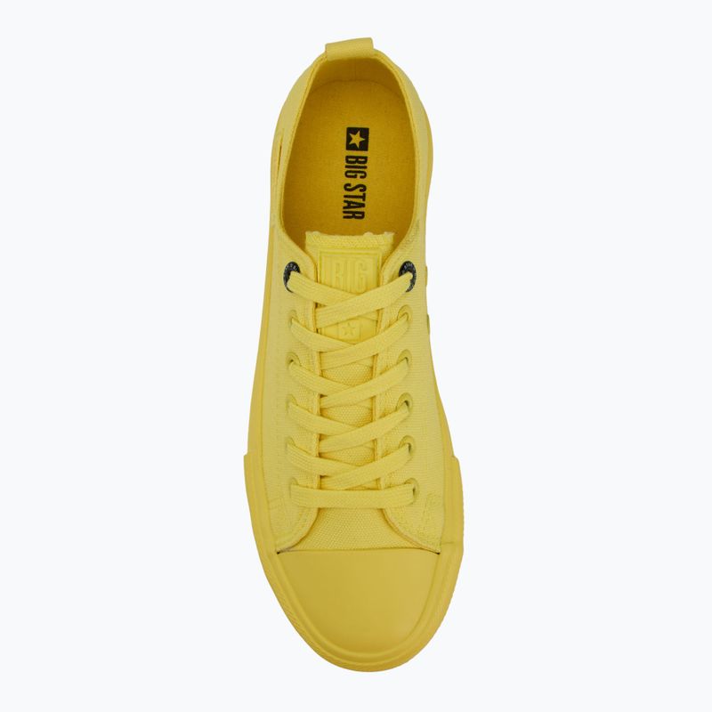 BIG STAR women's trainers LL274026 light yellow 5