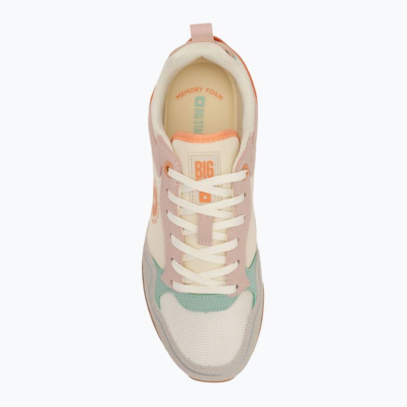 BIG STAR women's shoes LL274542 coral/pink/grey 5