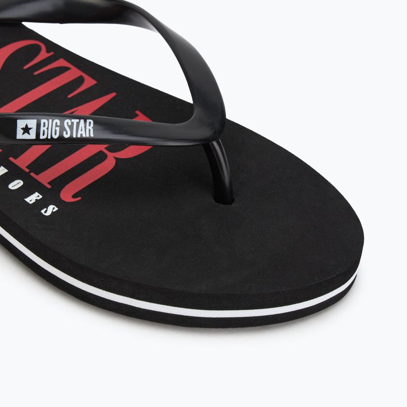 BIG STAR women's flip flops LL274810 black 7