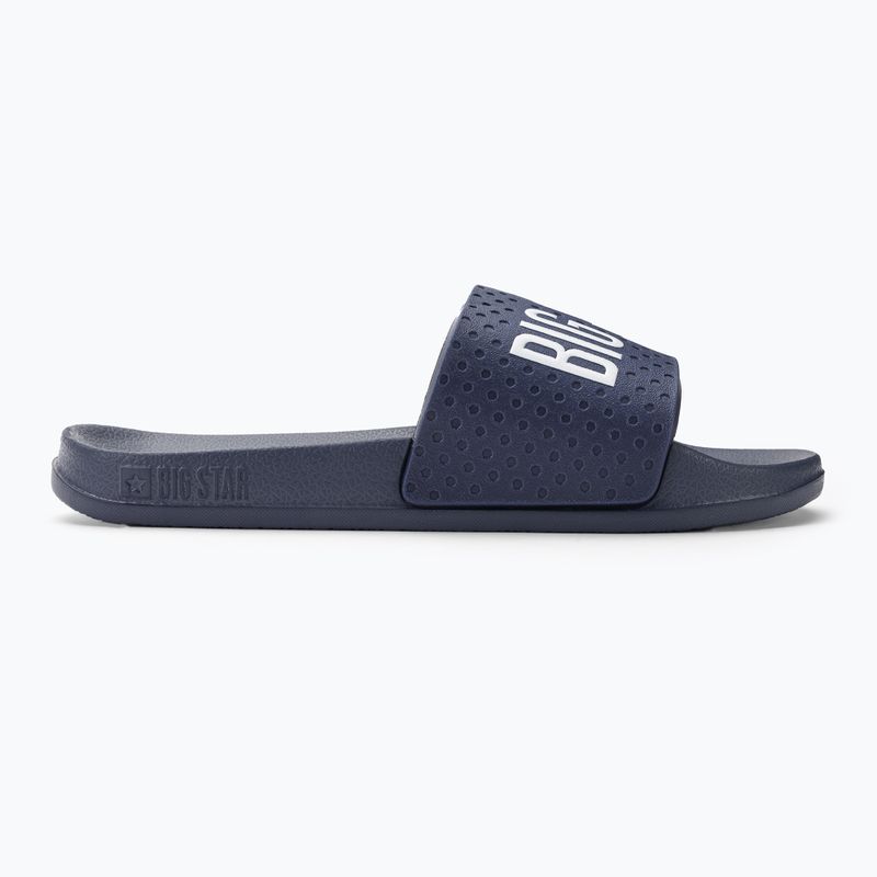 BIG STAR women's flip-flops MM274714 navy blue 2