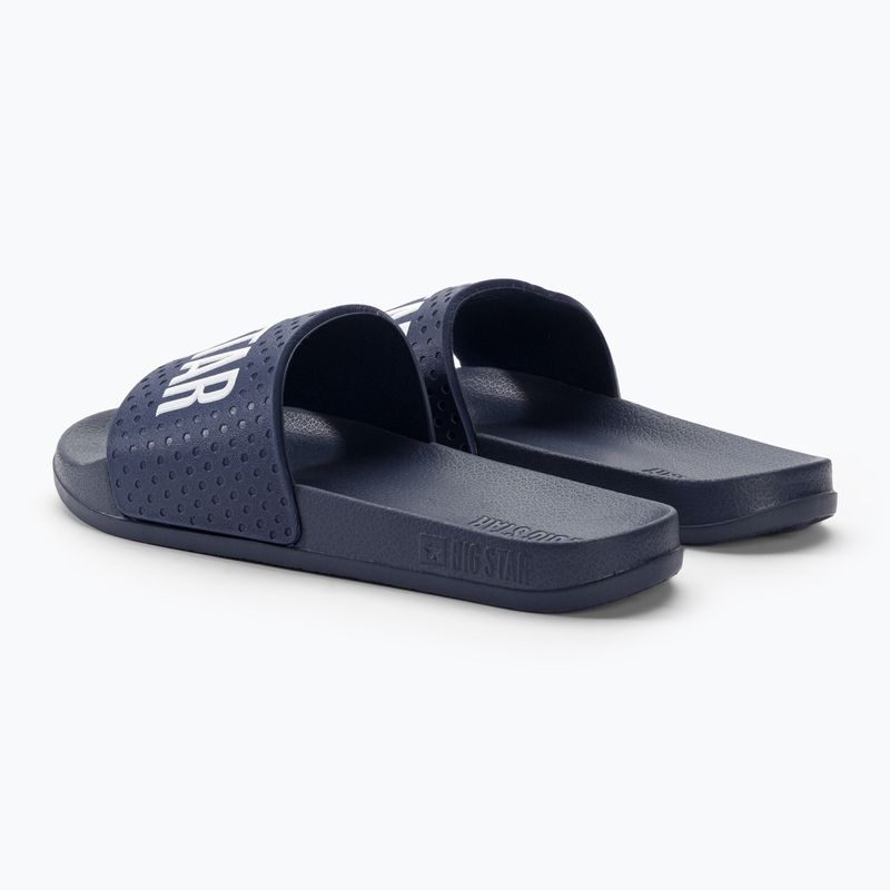 BIG STAR women's flip-flops MM274714 navy blue 3