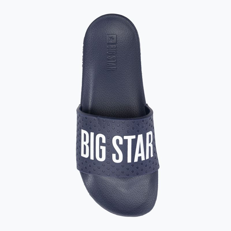 BIG STAR women's flip-flops MM274714 navy blue 6