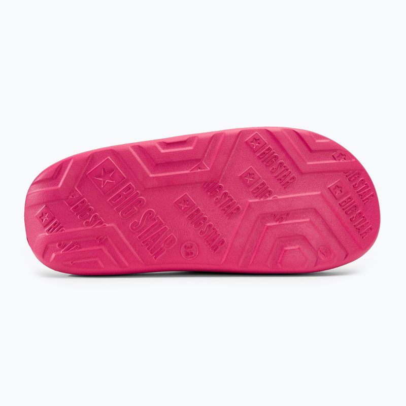 BIG STAR women's slides NN274A041 pink 4