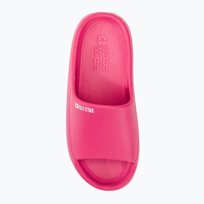 BIG STAR women's slides NN274A041 pink 5
