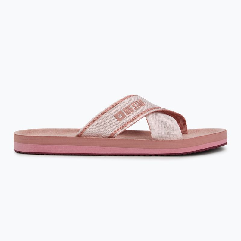 BIG STAR women's flip-flops NN274A058 light beige 2