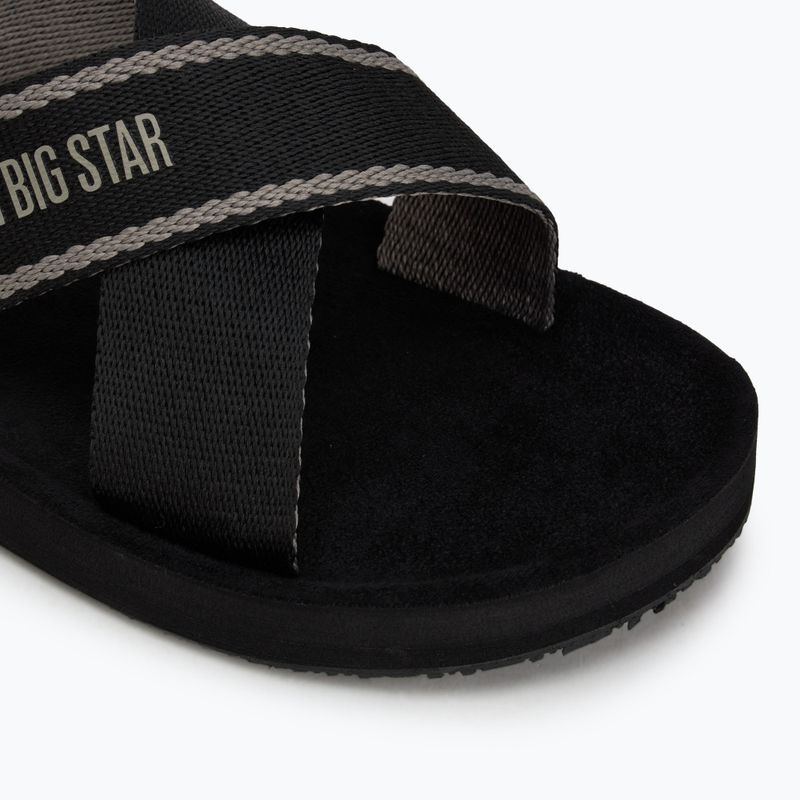 BIG STAR women's flip-flops NN274A059 black 7