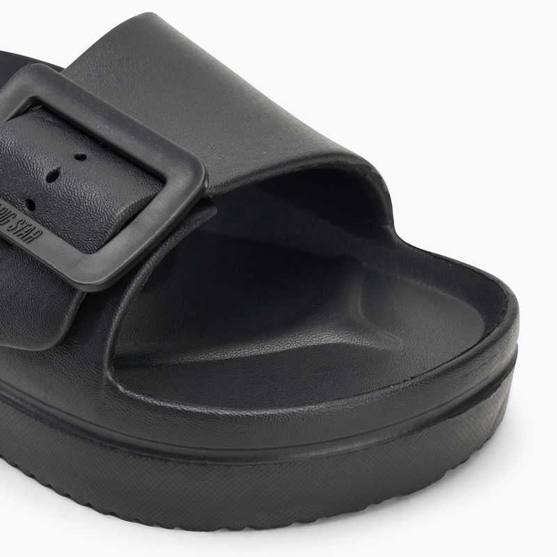 BIG STAR women's slides NN274A66 black 7