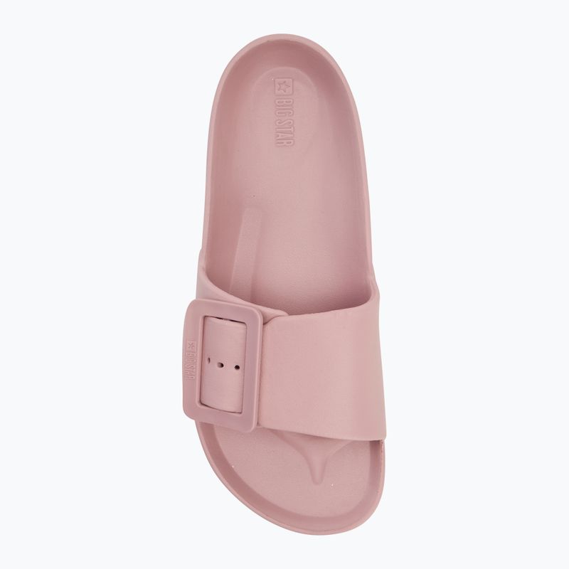 BIG STAR women's slides NN274A66 pink 5