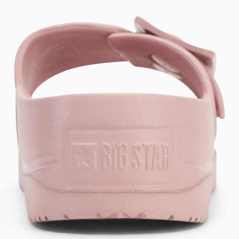 BIG STAR women's slides NN274A66 pink 6