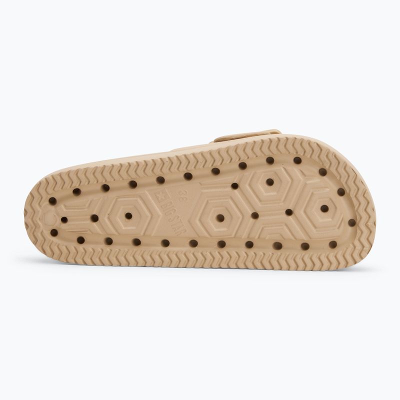 BIG STAR women's slides NN274A66 beige 4