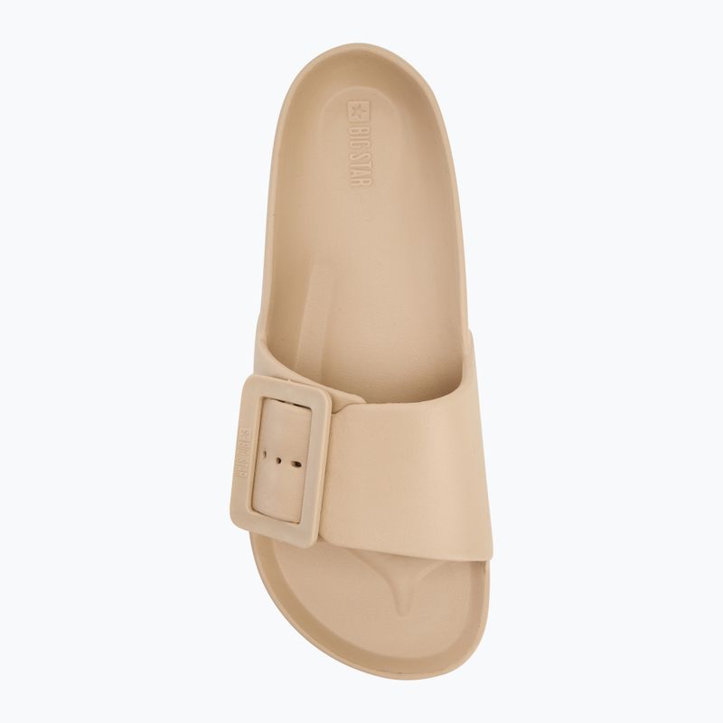 BIG STAR women's slides NN274A66 beige 5