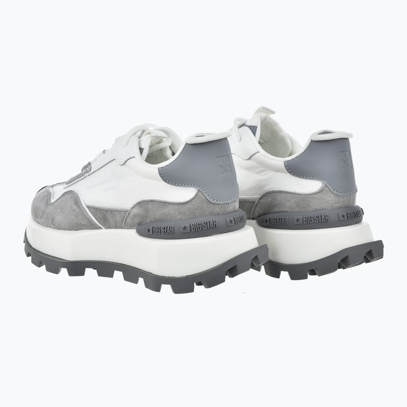 BIG STAR women's shoes OO274A235 light grey/white 10
