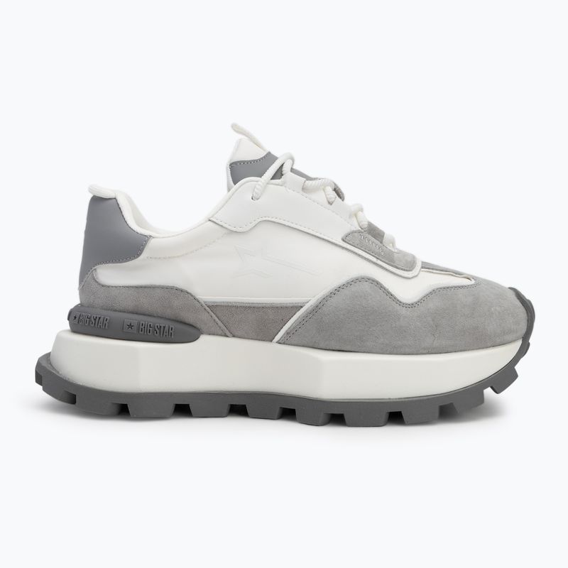 BIG STAR women's shoes OO274A235 light grey/white 2