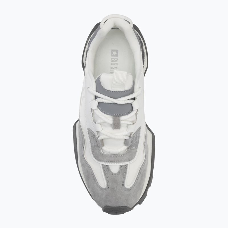 BIG STAR women's shoes OO274A235 light grey/white 5