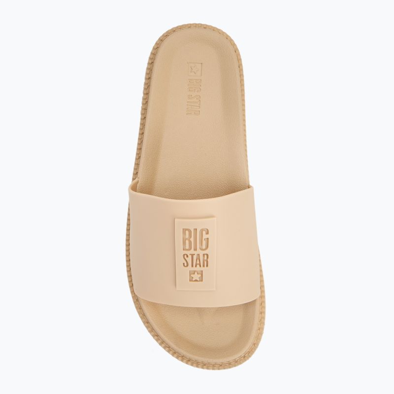 Women's slides BIG STAR LL274A210 beige 5