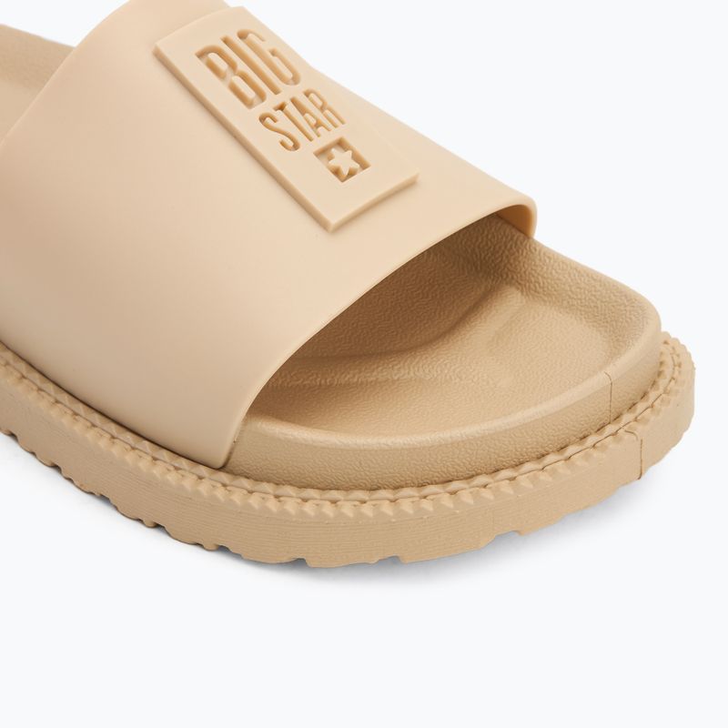 Women's slides BIG STAR LL274A210 beige 7