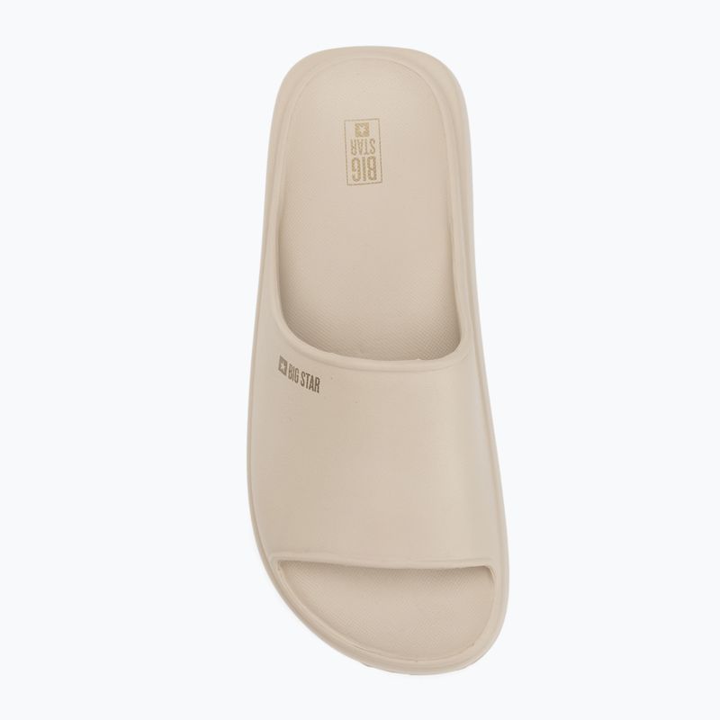 BIG STAR women's flip-flops RR274A569 beige 5