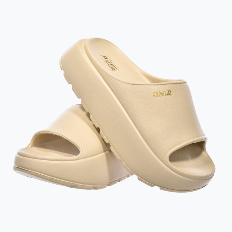 BIG STAR women's flip-flops RR274A569 beige 3