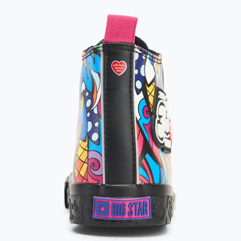 BIG STAR women's trainers RR274A653 black/multicolour 6