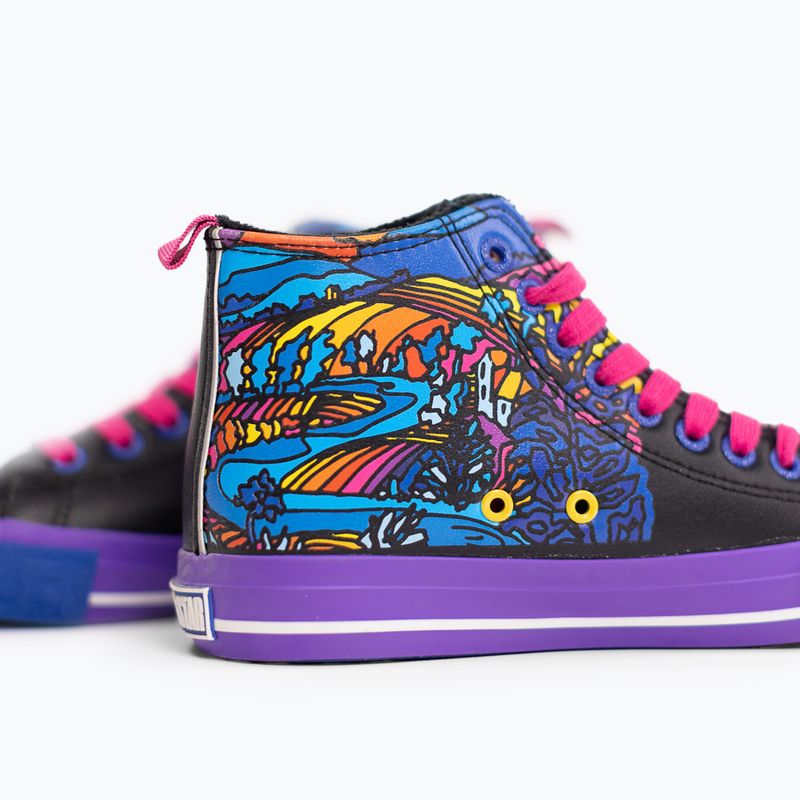 BIG STAR women's trainers RR274A650 blue/purple 7