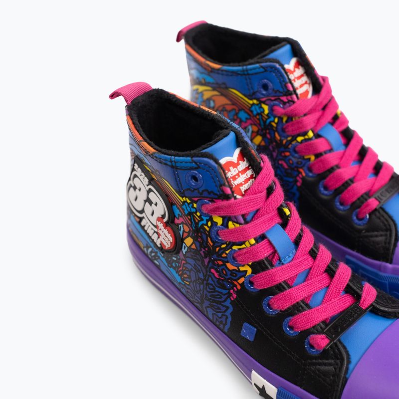 BIG STAR women's trainers RR274A650 blue/purple 8