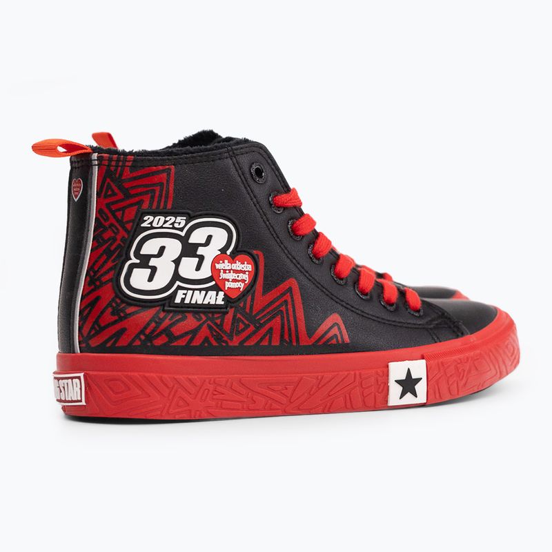BIG STAR women's trainers RR274A652 black/red 2