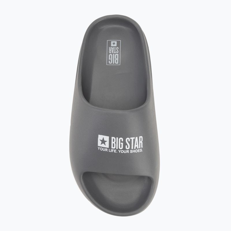BIG STAR men's flip-flops RR174A013 grey 5
