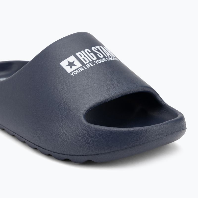 BIG STAR men's flip-flops RR174A014 navy blue 7